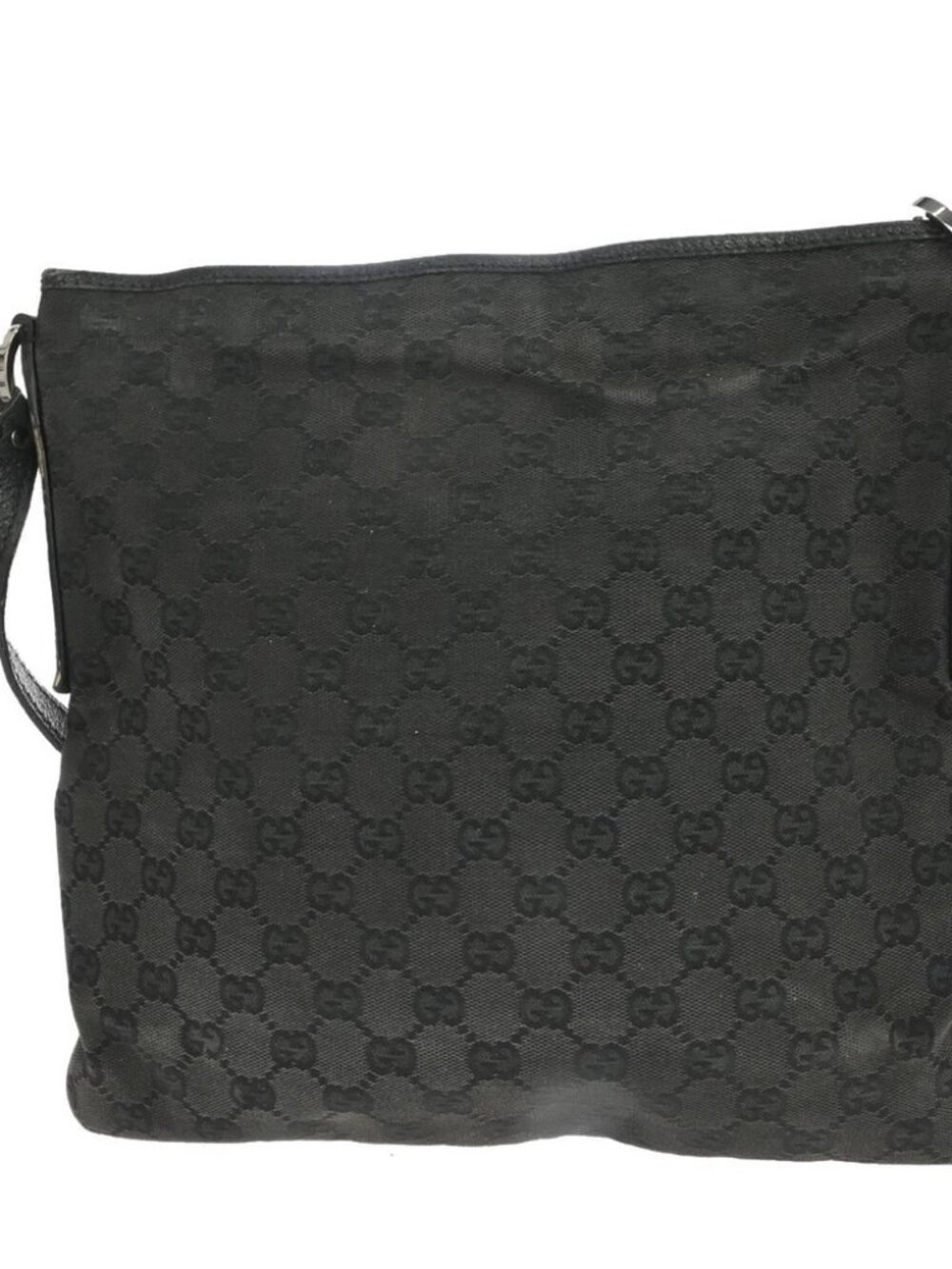 Gucci Black Canvas GG Shoulder bag - Picture 2 of 14